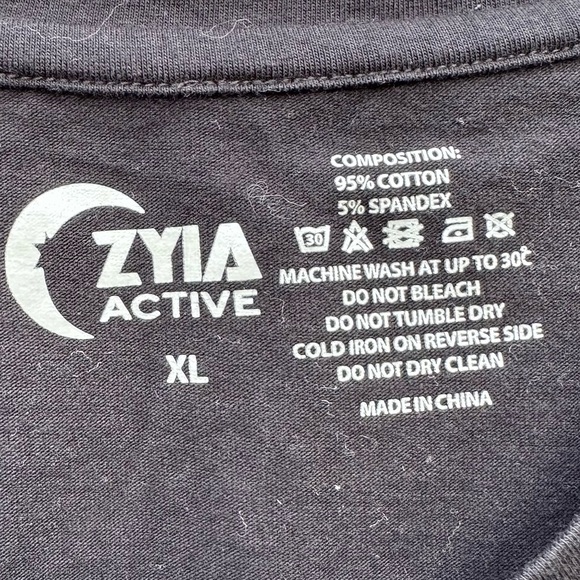 Zyia Active Mountain Moon Muscle Tank Black Sz XL - Picture 4 of 8